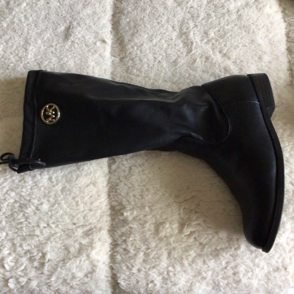 Michael Kors Emma Variation 2-HW Black Drawstring Below the Knee Boots TEENs - Picture 10 of 13
